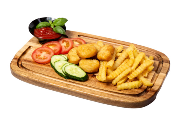 Chicken nuggets'as komplektas